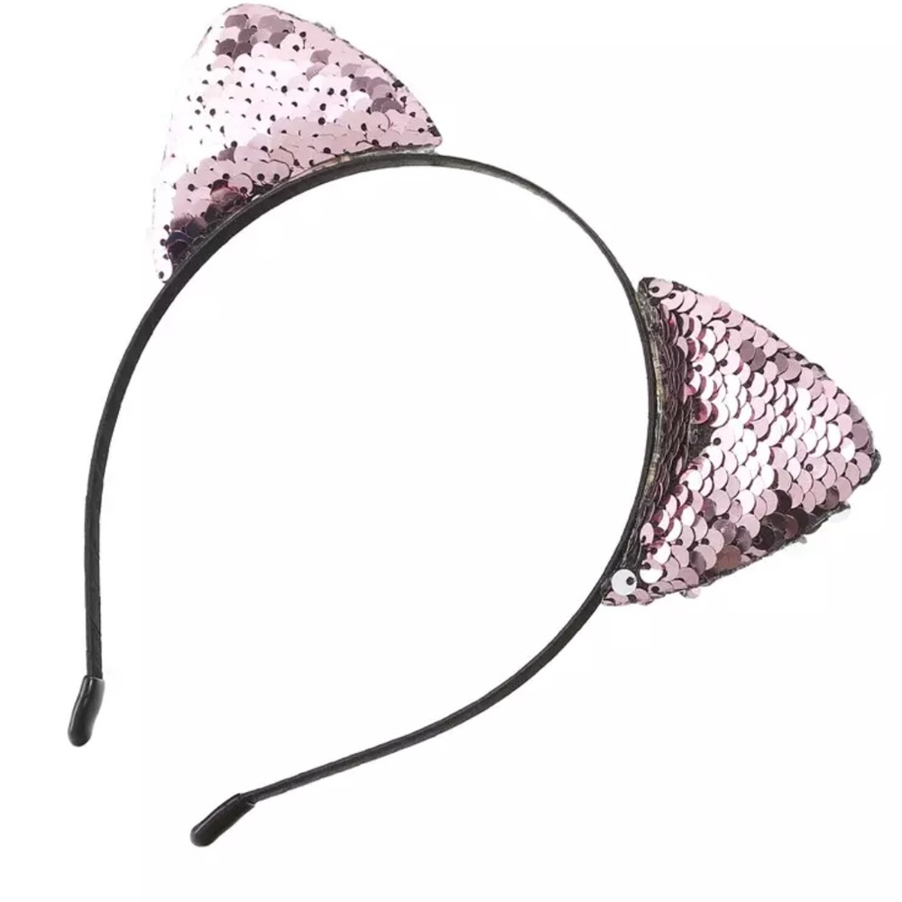 LAST CHANCE❗️ Fall Arrives Sequin Cat Headband - Picture 1 of 5